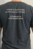 STEAK HOME Charcoal Angus T-Shirt